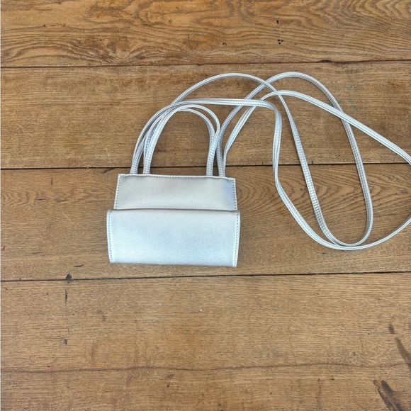 Telfar Metallic Silver Mini Bag - Picture 2 of 3